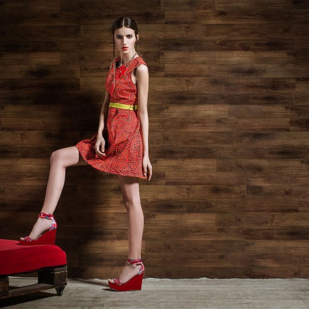 ETHNO PATTERNED DRESS